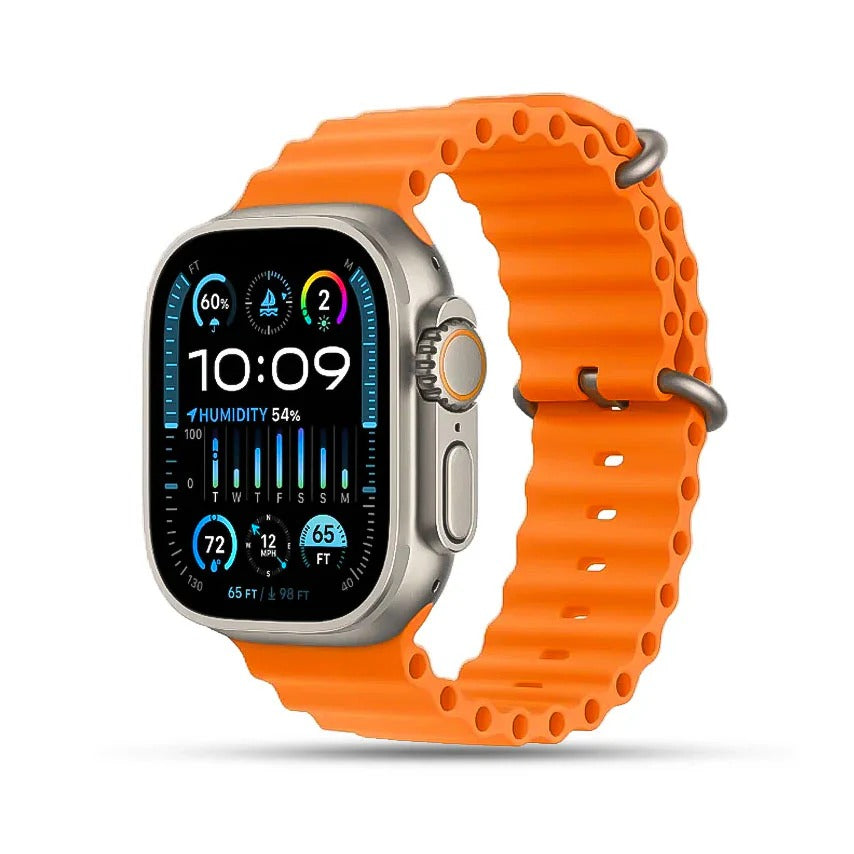 Ultra Smart Watch with Multiple Color Straps