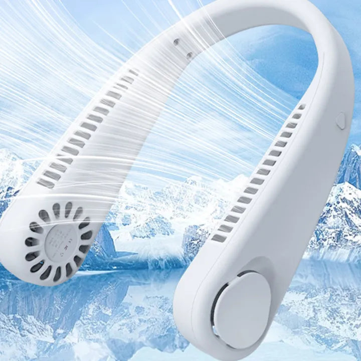 Portable Neck Fan – Hands-Free Rechargeable Cooling Fan