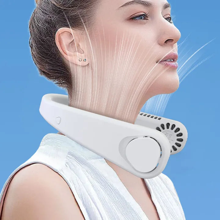 Portable Neck Fan – Hands-Free Rechargeable Cooling Fan
