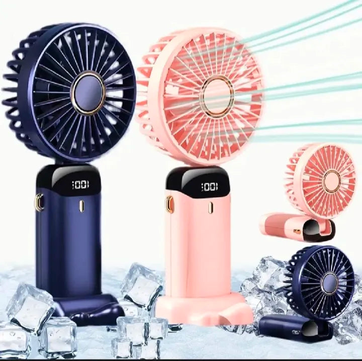 Neck Fan for Kitchen | Folding Handheld Fan Wearable Portable Neckband Mini Fan USB Chargeable Nack Fan