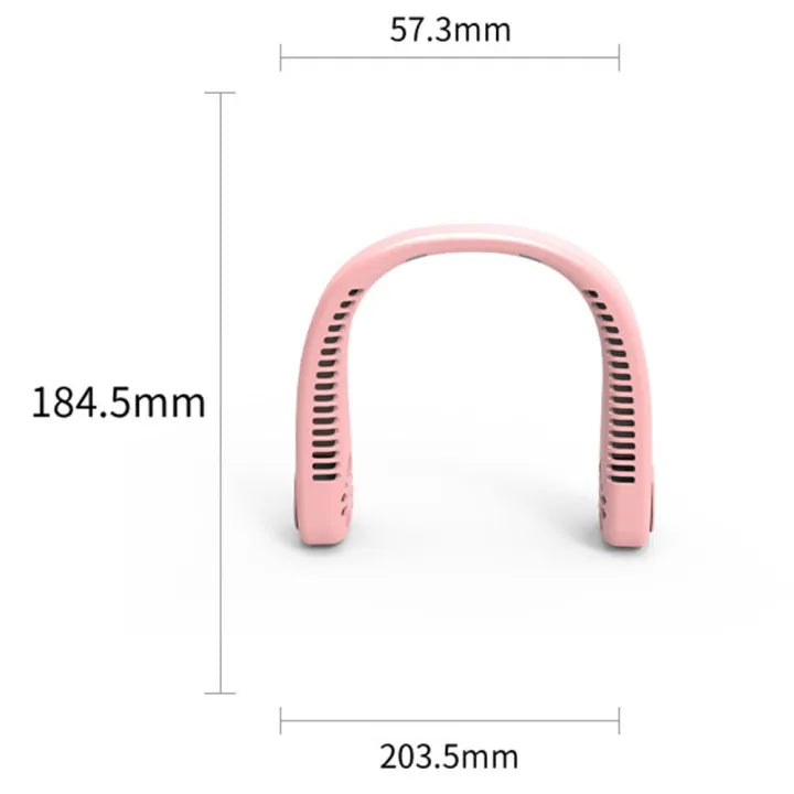 Portable Neck Fan – Hands-Free Rechargeable Cooling Fan