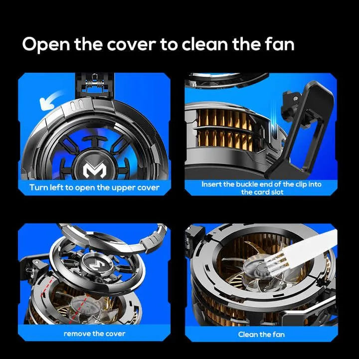 CX07 CX08 & CX15 Mobile Phone Cooler Magnetic Cooling Fan Case Radiator For PUBG Gaming Back Clip Cool Heat Sink For Smartphones