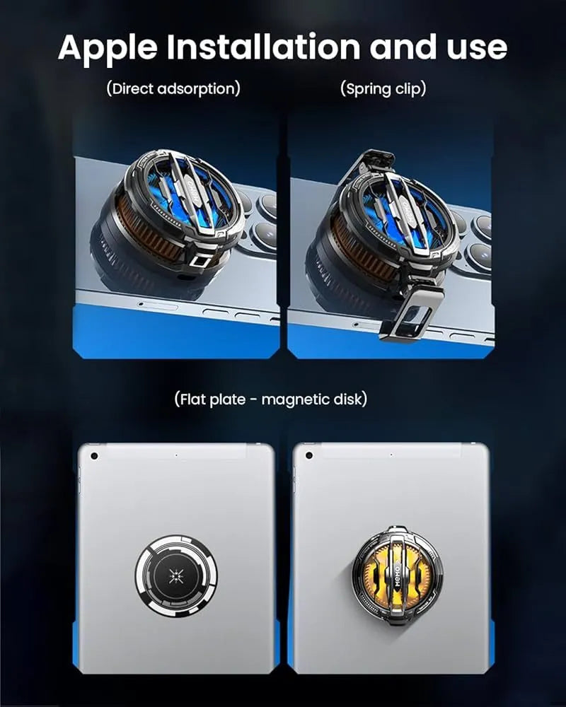 CX07 CX08 & CX15 Mobile Phone Cooler Magnetic Cooling Fan Case Radiator For PUBG Gaming Back Clip Cool Heat Sink For Smartphones