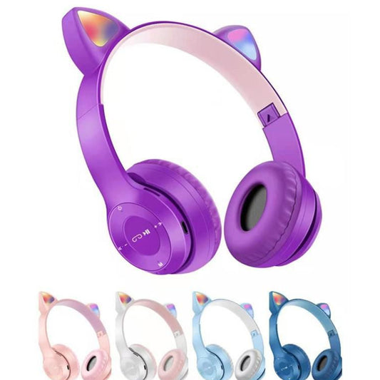 P47M Cat Ear Wireless Headphone