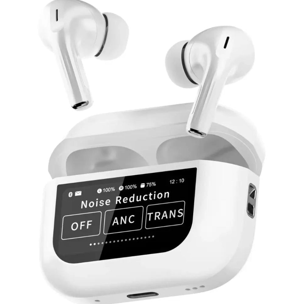 A9 Pro Wireless Earbuds – ANC/ENC Smart Touch Display Earbuds